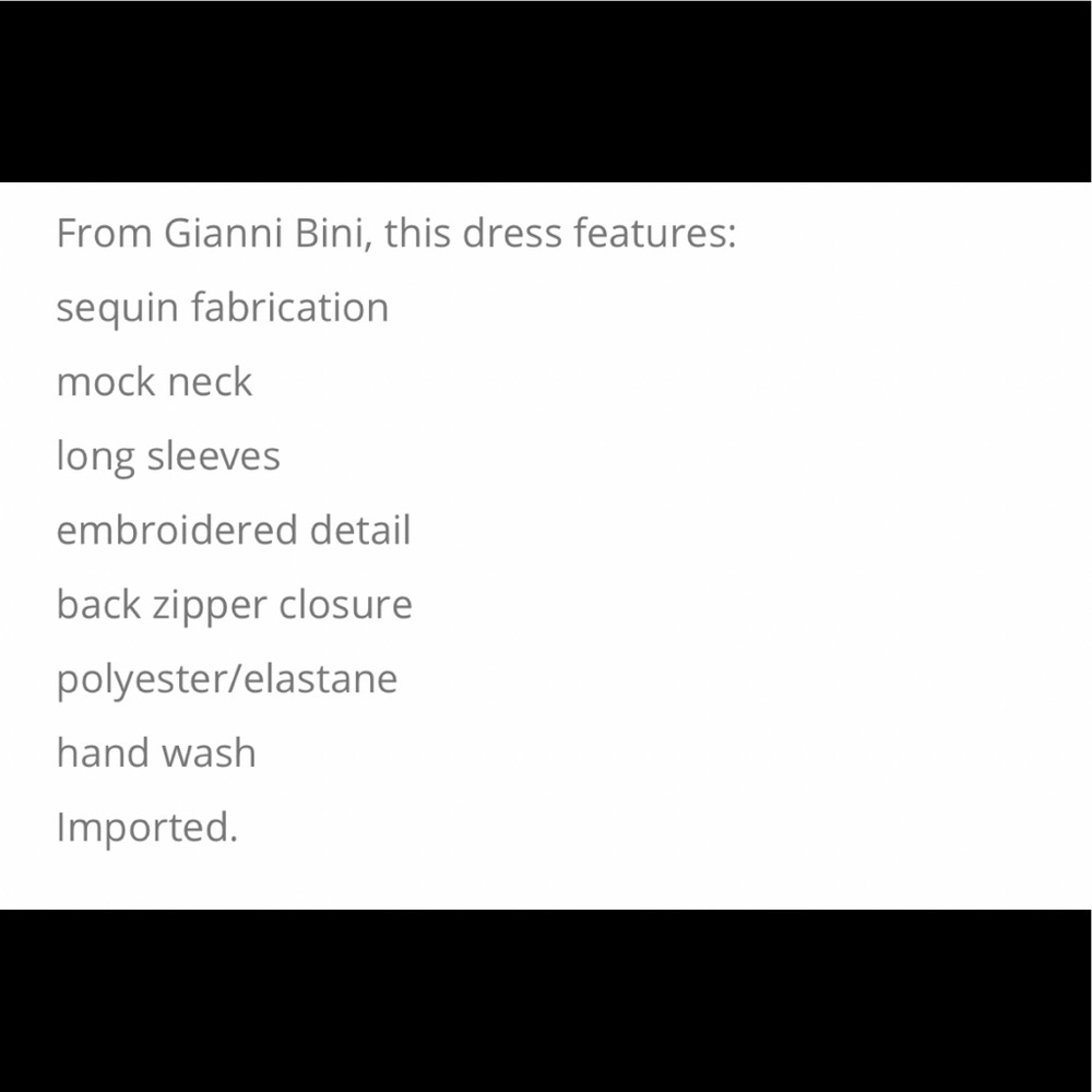 Gianni Bini Tallulah sequin embroidered dress - Picture 6 of 7